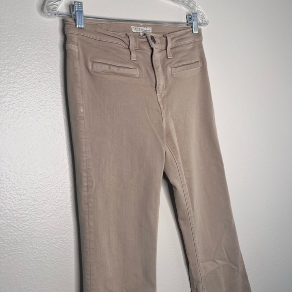 Joie Nouveau Flare Beige stretch jeans 28 #10 - Picture 3 of 9